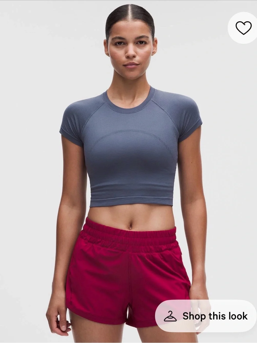 Lululemon Swiftly Tech Cropped Short-Sleeve Shirt 2.0